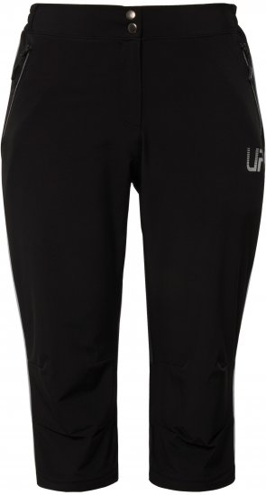 Ulla Popken Zip Off Reflective Detail Funtional Powerstretch Pants Black - Teksad & Püksid Suuremates Suurustes – Plus Size - 