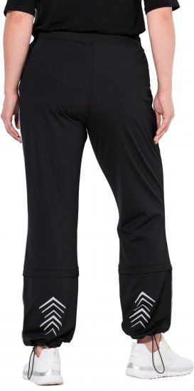 Ulla Popken Zip Off Reflective Detail Funtional Powerstretch Pants Black - Teksad & Püksid Suuremates Suurustes – Plus Size - 