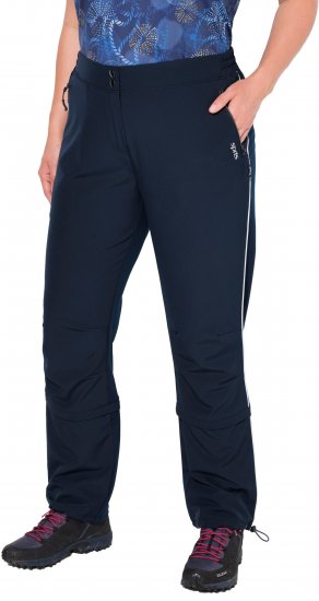 Ulla Popken Zip Off Reflective Detail Funtional Powerstretch Pants Navy - Teksad & Püksid Suuremates Suurustes – Plus Size - 