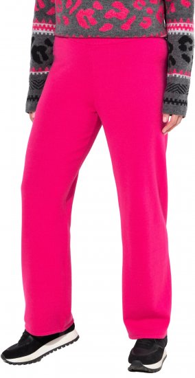 Ulla Popken Fine Sweater Knit Wide Leg Pants Red - Teksad & Püksid Suuremates Suurustes – Plus Size - 