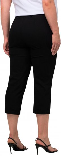 Ulla Popken Mony Stretch Capri Pants Black - Teksad & Püksid Suuremates Suurustes – Plus Size - 