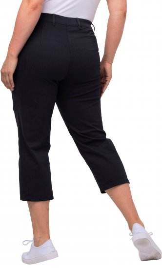 Ulla Popken Mony Stretch Capri Pants Navy - Teksad & Püksid Suuremates Suurustes – Plus Size - 
