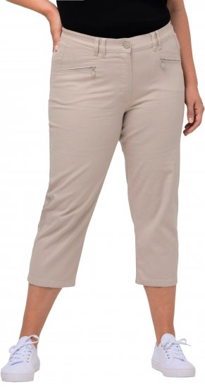 Ulla Popken Mony Stretch Capri Pants Orange - Teksad & Püksid Suuremates Suurustes – Plus Size - 