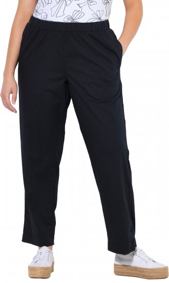 Ulla Popken Wide Leg Ruby Fit Stretch Chino Pants Navy - Teksad & Püksid Suuremates Suurustes – Plus Size - 