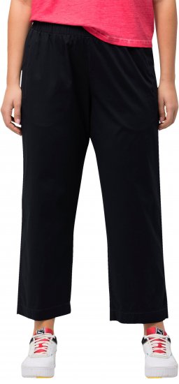 Ulla Popken Wide Leg Ruby Fit Stretch Chino Pants Dark Teal - Teksad & Püksid Suuremates Suurustes – Plus Size - 