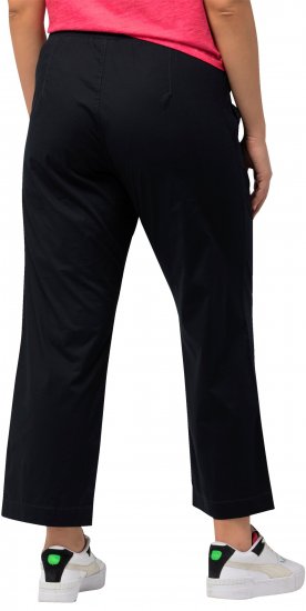 Ulla Popken Wide Leg Ruby Fit Stretch Chino Pants Dark Teal - Teksad & Püksid Suuremates Suurustes – Plus Size - 