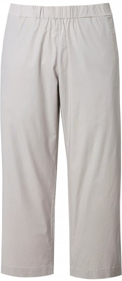 Ulla Popken Wide Leg Ruby Fit Stretch Chino Pants Pebble - Teksad & Püksid Suuremates Suurustes – Plus Size - 