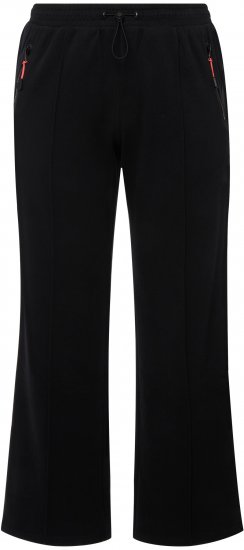 Ulla Popken Holo Detail Sweatpants Black - Teksad & Püksid Suuremates Suurustes – Plus Size - 