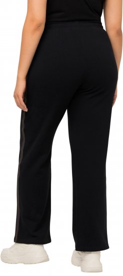 Ulla Popken Holo Detail Sweatpants Black - Teksad & Püksid Suuremates Suurustes – Plus Size - 