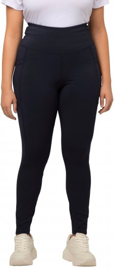 Ulla Popken High Waist Quick Dry Recycled Stretch Leggings Grey - Teksad & Püksid Suuremates Suurustes – Plus Size - 