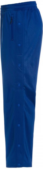 Ulla Popken Snap Placket Side Seam Wide Leg Recycled Polyester Knit Joggers Blue - Teksad & Püksid Suuremates Suurustes – Plus Size - 