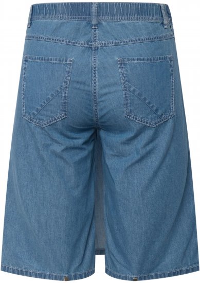 Ulla Popken Denim Wrap Look Skort Blue Denim - Teksad & Püksid Suuremates Suurustes – Plus Size - 