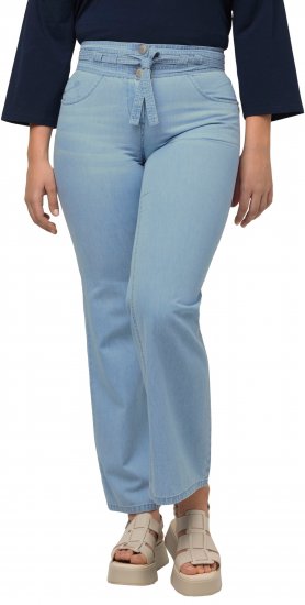 Ulla Popken Soft Denim Wide Leg Jeans Blue Denim - Teksad & Püksid Suuremates Suurustes – Plus Size - 