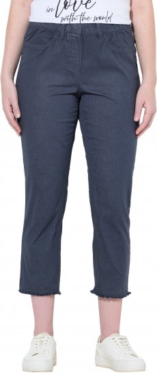 Ulla Popken Stretch Blend Bengaline Pants Navy - Teksad & Püksid Suuremates Suurustes – Plus Size - 