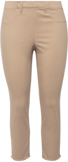 Ulla Popken Stretch Blend Bengaline Pants Dark Putty - Teksad & Püksid Suuremates Suurustes – Plus Size - 