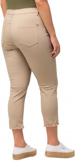 Ulla Popken Stretch Blend Bengaline Pants Dark Putty - Teksad & Püksid Suuremates Suurustes – Plus Size - 