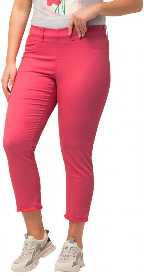 Ulla Popken Stretch Blend Bengaline Pants Light Pink - Teksad & Püksid Suuremates Suurustes – Plus Size - 
