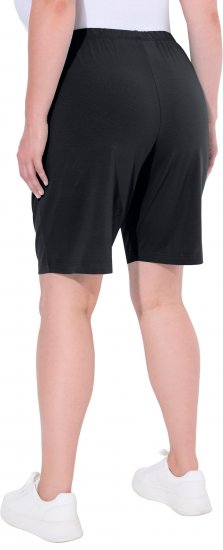 Ulla Popken Stretch Knit Bermuda Shorts Black - Teksad & Püksid Suuremates Suurustes – Plus Size - 