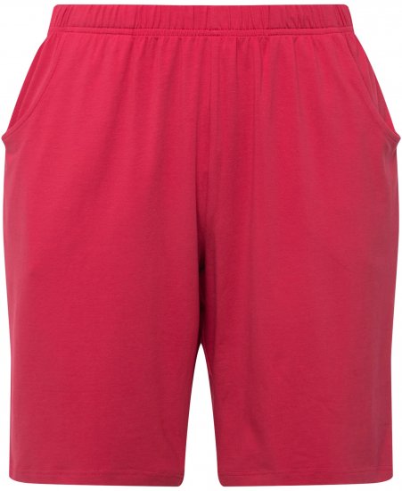 Ulla Popken Stretch Knit Bermuda Shorts Red - Teksad & Püksid Suuremates Suurustes – Plus Size - 