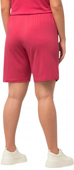Ulla Popken Stretch Knit Bermuda Shorts Red - Teksad & Püksid Suuremates Suurustes – Plus Size - 