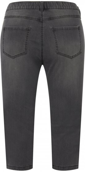 Ulla Popken Basic Capri Sarah Fit Jeans Gray - Teksad & Püksid Suuremates Suurustes – Plus Size - 