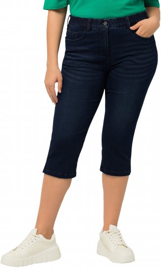 Ulla Popken Basic Capri Sarah Fit Jeans Denim Blue - Teksad & Püksid Suuremates Suurustes – Plus Size - 