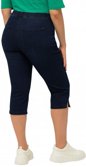 Ulla Popken Basic Capri Sarah Fit Jeans Denim Blue - Teksad & Püksid Suuremates Suurustes – Plus Size - 