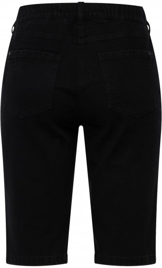 Ulla Popken Basic Denim Mandy Bermuda Shorts Black - Teksad & Püksid Suuremates Suurustes – Plus Size - 