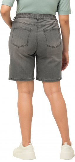 Ulla Popken Basic Denim Mandy Bermuda Shorts Denim Blue - Teksad & Püksid Suuremates Suurustes – Plus Size - 