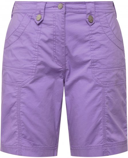 Ulla Popken Cargo Bermuda Shorts Pale Lilac - Teksad & Püksid Suuremates Suurustes – Plus Size - 