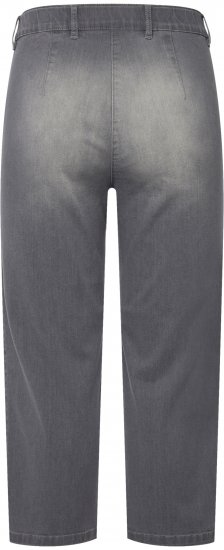 Ulla Popken Cropped Stretch Blend Mony Jeans Denim Blue - Teksad & Püksid Suuremates Suurustes – Plus Size - 