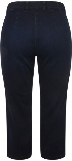 Ulla Popken Cropped Stretch Blend Mony Jeans Denim Blue - Teksad & Püksid Suuremates Suurustes – Plus Size - 