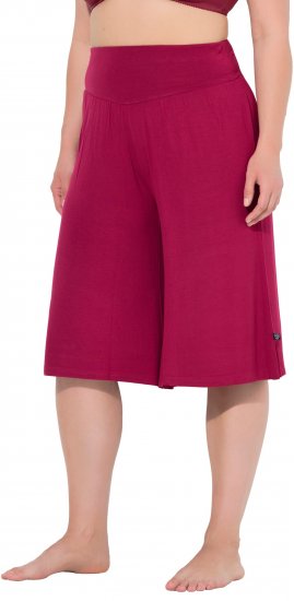 Ulla Popken Wide Leg Flared Bermuda Shorts - Teksad & Püksid Suuremates Suurustes – Plus Size - 