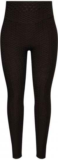 Ulla Popken Textured High Waisted Leggings Grey - Teksad & Püksid Suuremates Suurustes – Plus Size - 