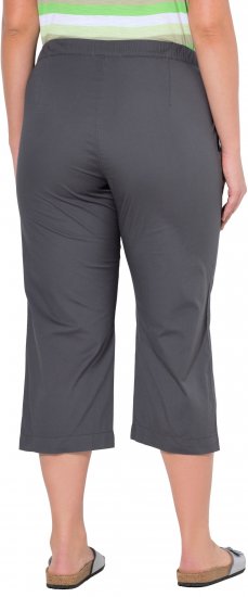 Ulla Popken Cropped Ruby Fit Pants Graphite Grey - Teksad & Püksid Suuremates Suurustes – Plus Size - 