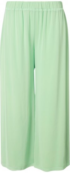 Ulla Popken Layered Chiffon Wide Leg Pants Green - Teksad & Püksid Suuremates Suurustes – Plus Size - 