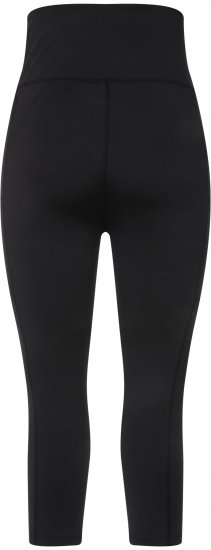 Ulla Popken Cropped High Waisted Leggings Black - Teksad & Püksid Suuremates Suurustes – Plus Size - 
