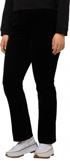 Ulla Popken Mandy Corduroy Pants Black - Teksad & Püksid Suuremates Suurustes – Plus Size - 