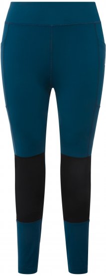 Ulla Popken High Waisted Hiking Leggings Blue - Teksad & Püksid Suuremates Suurustes – Plus Size - 