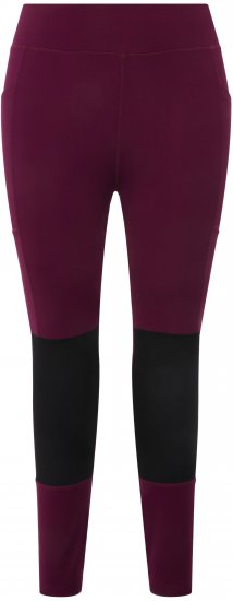 Ulla Popken High Waisted Hiking Leggings Purple - Teksad & Püksid Suuremates Suurustes – Plus Size - 