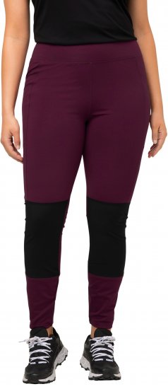 Ulla Popken High Waisted Hiking Leggings Purple - Teksad & Püksid Suuremates Suurustes – Plus Size - 