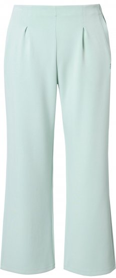 Ulla Popken Box Pleat Stretch Fit Yoga Pants Light Blue - Teksad & Püksid Suuremates Suurustes – Plus Size - 