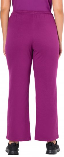 Ulla Popken Straight Leg Joggers Purple - Teksad & Püksid Suuremates Suurustes – Plus Size - 