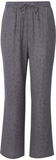 Ulla Popken Muslin Pull On Pants Black - Teksad & Püksid Suuremates Suurustes – Plus Size - 