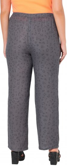 Ulla Popken Muslin Pull On Pants Black - Teksad & Püksid Suuremates Suurustes – Plus Size - 