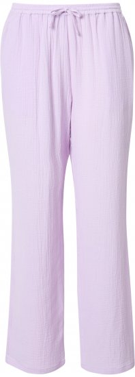 Ulla Popken Muslin Pull On Pants Purple - Teksad & Püksid Suuremates Suurustes – Plus Size - 