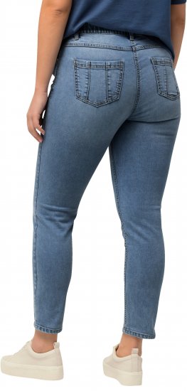 Ulla Popken Rhinestone Detail Stretch Fit Skinny Jeans Blue - Teksad & Püksid Suuremates Suurustes – Plus Size - 