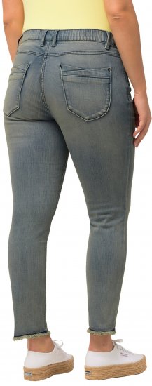 Ulla Popken Fringed Hem Sarah Jeans Blue - Teksad & Püksid Suuremates Suurustes – Plus Size - 
