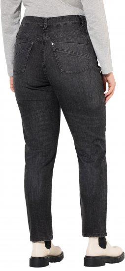 Ulla Popken Rivet Detail Mom Jeans Denim Blue - Teksad & Püksid Suuremates Suurustes – Plus Size - 
