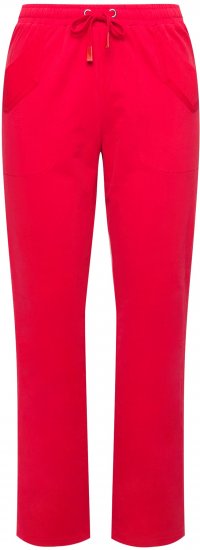 Ulla Popken Elastic Waist Sweatpants Red - Teksad & Püksid Suuremates Suurustes – Plus Size - 